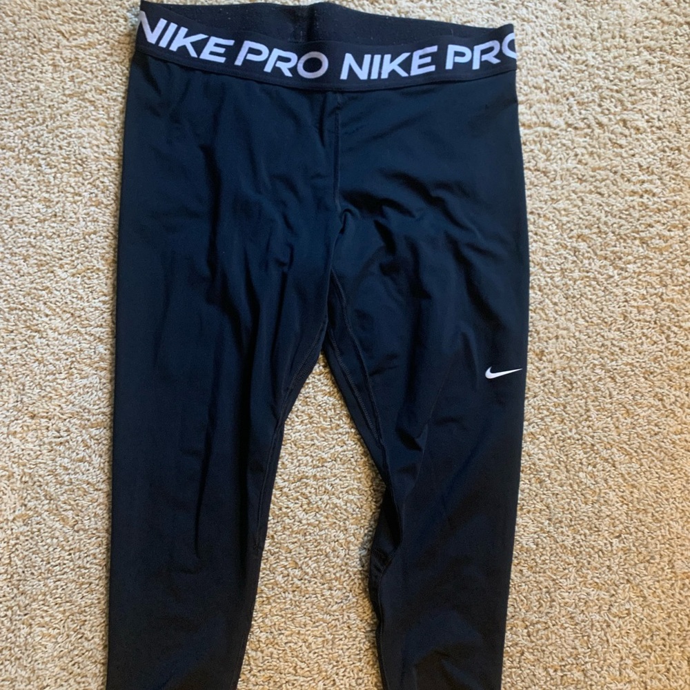 Nike Pro Kids Black Leggings
